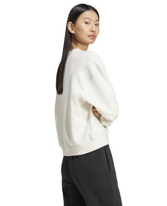 ALL SZN Fleece Loose Sweatshirt - Off White