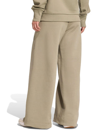 ALL SZN Fleece Loose Wide-Leg Pants - Silver Pebble