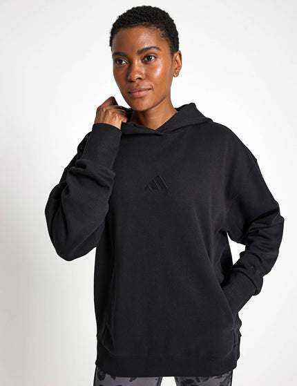 adidas ALL SZN French Terry Loose Hoodie - Blackimage1- The Sports Edit