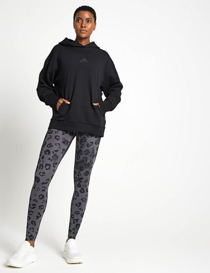 adidas ALL SZN French Terry Loose Hoodie - Blackimage4- The Sports Edit