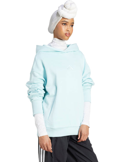 adidas ALL SZN French Terry Loose Hoodie - Halo Mintimage5- The Sports Edit