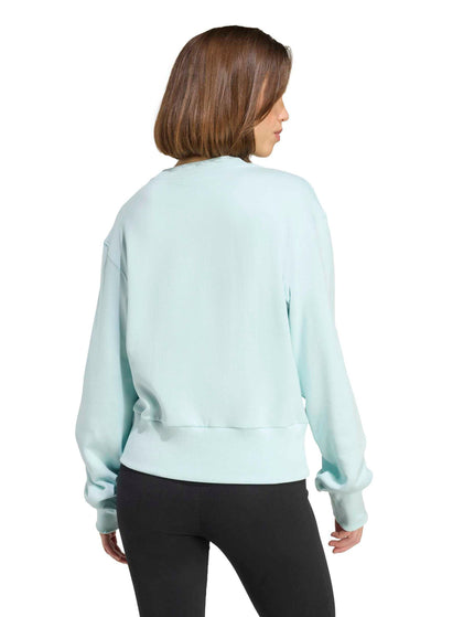 adidas ALL SZN French Terry Regular Sweatshirt - Halo Mintimage2- The Sports Edit