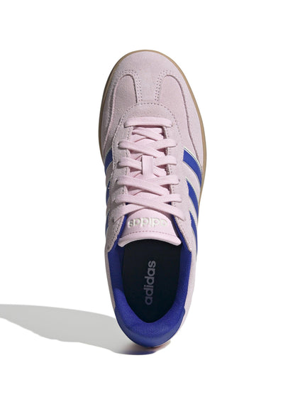 adidas Barreda Shoes - Clear Pink/Lucid Blue/Gumimage6- The Sports Edit