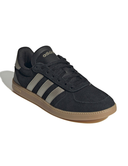 adidas Breaknet Sleek Shoes - Core Black/Cyber Metallic/Gum 3image2- The Sports Edit