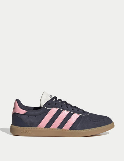 adidas Breaknet Sleek Shoes - Shadow Navy/Pink Spark/Off Whiteimage1- The Sports Edit
