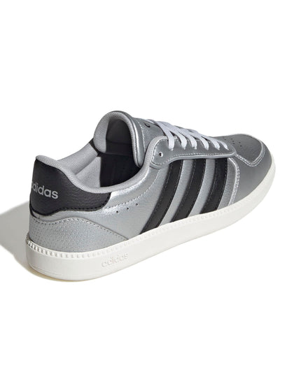 adidas Breaknet Sleek Shoes - Matte Silver/Core Black/Off Whiteimages3- The Sports Edit