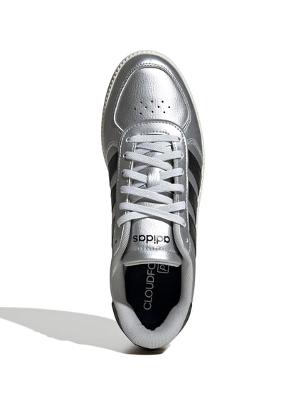 adidas Breaknet Sleek Shoes - Matte Silver/Core Black/Off Whiteimages5- The Sports Edit