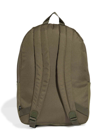 adidas Classic 3 Bar Logo Backpack - Olive Strata/Blackimage3- The Sports Edit