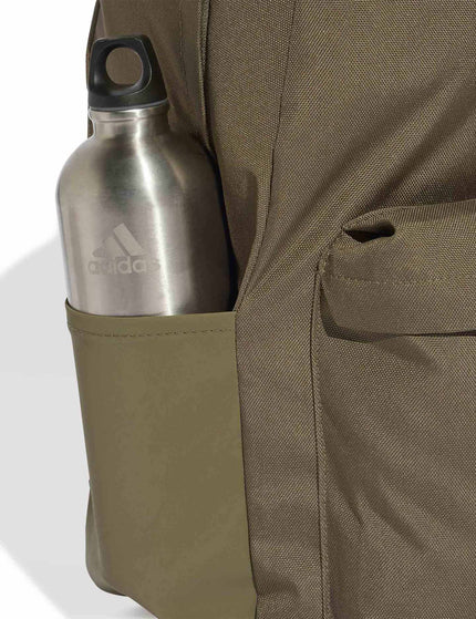 adidas Classic 3 Bar Logo Backpack - Olive Strata/Blackimage5- The Sports Edit