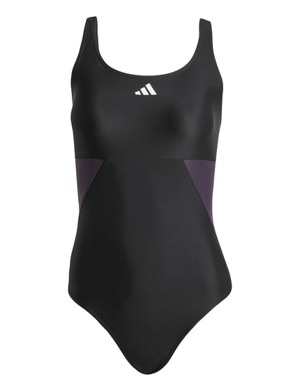 adidas Colorblock C-Back Swimsuit - Black/Legend Ivyimage6- The Sports Edit