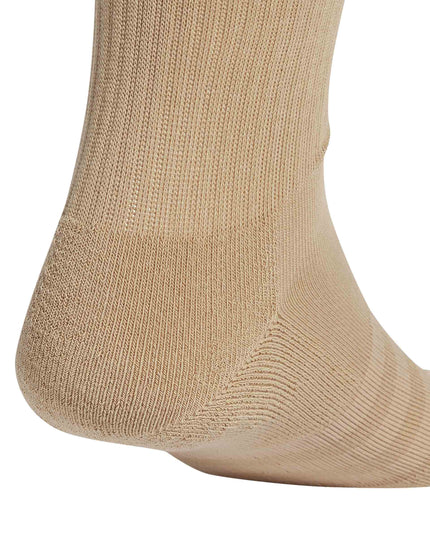 adidas Cushioned Crew Socks 3 Pairs - White/Wonder White/Warm Sandstoneimage3- The Sports Edit