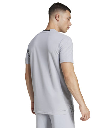 Designed 4 Training 3-Stripes Tee - Halo Silver
