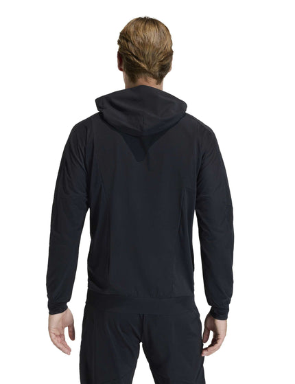 adidas Designed For Training Workout Full-Zip Hoodie  - Blackimages2- The Sports Edit