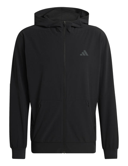 adidas Designed For Training Workout Full-Zip Hoodie  - Blackimages6- The Sports Edit