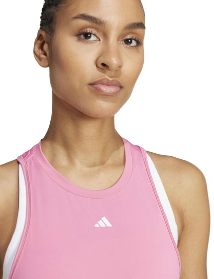 adidas Designed for Training Tank Top - Pink Fusionimage3- The Sports Edit