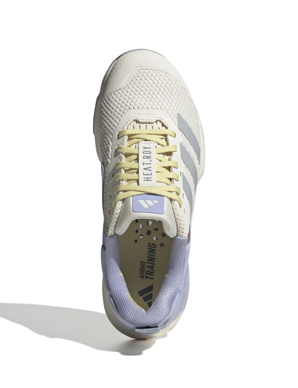 adidas Dropset 3 Strength Training Shoes - Chalk White/Halo Silver/Violet Toneimage5- The Sports Edit