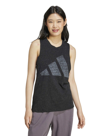 adidas Essentials Winners Tank Top - Black/Whiteimage1- The Sports Edit