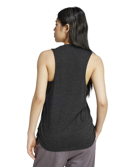 adidas Essentials Winners Tank Top - Black/Whiteimage2- The Sports Edit