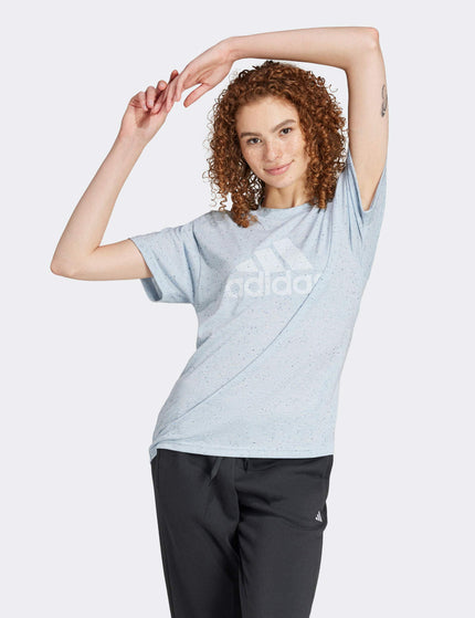 adidas Future Icons Winners 3.0 T-Shirt - Wonder Blue Melangeimage1- The Sports Edit