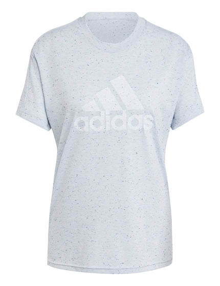 adidas Future Icons Winners 3.0 T-Shirt - Wonder Blue Melangeimage6- The Sports Edit