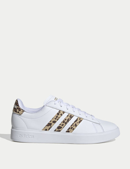 adidas Grand Court 2.0 Shoes - Cloud White/Magic Beige/Matte Goldimage1- The Sports Edit