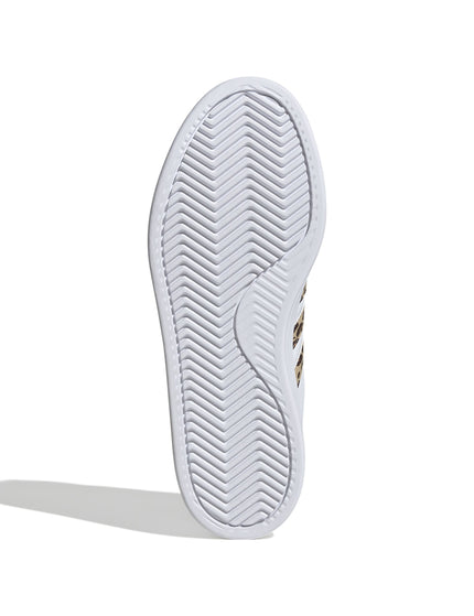 adidas Grand Court 2.0 Shoes - Cloud White/Magic Beige/Matte Goldimage8- The Sports Edit