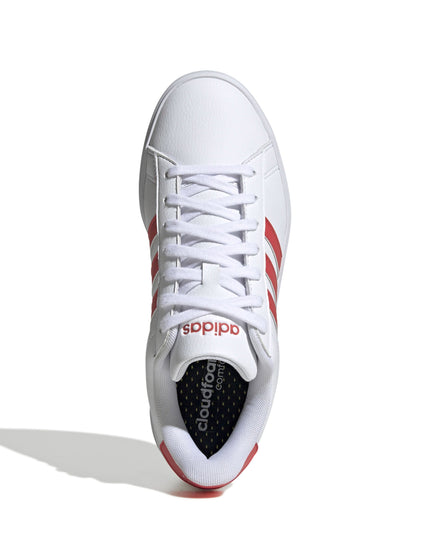 adidas Grand Court 2.0 Shoes - Cloud White/Semi Lucid Redimage6- The Sports Edit