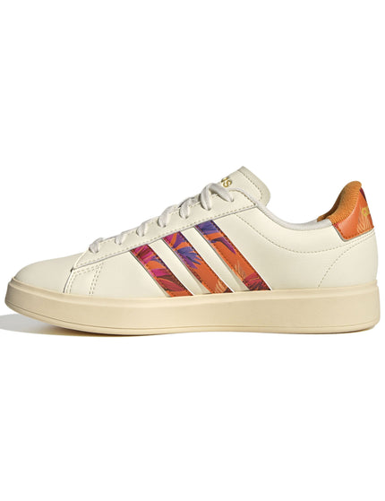 adidas Grand Court 2.0 Shoes - Cream White/Warm Vanilla/Gold Metallicimage4- The Sports Edit