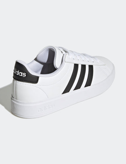 adidas Grand Court Cloudfoam Lifestyle Court Comfort Shoes - Cloud White/Core Blackimage3- The Sports Edit