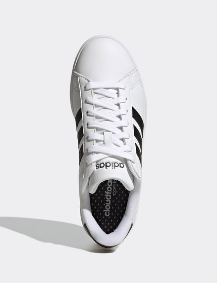 adidas Grand Court Cloudfoam Lifestyle Court Comfort Shoes - Cloud White/Core Blackimage5- The Sports Edit