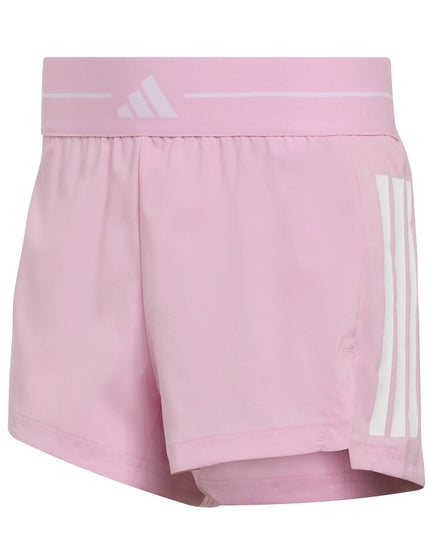 adidas Hyperglam 3-Stripes Woven Shorts - True Pinkimages6- The Sports Edit