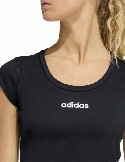 adidas Hyperglam Baby T-Shirt - Blackimages3- The Sports Edit