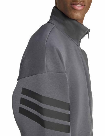 adidas 3-Stripes Woven Track Jacket - Greyimages4- The Sports Edit