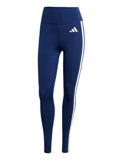 adidas Optime Essentials 3-Stripes 7/8 Leggings - Dark Blue/Whiteimages6- The Sports Edit