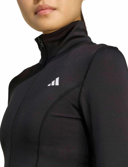 adidas Optime Essentials Full-Zip Jacket - Blackimages3- The Sports Edit