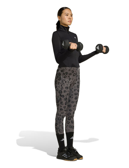 adidas Optime Essentials Full-Zip Jacket - Blackimages5- The Sports Edit