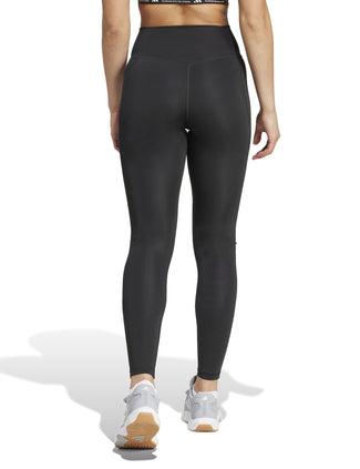 Optime Essentials Stash Pocket Full-Length Leggings - Black