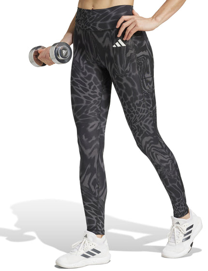 adidas Optime Essentials Stash Pocket Full-Length Leggings - Blackimage1- The Sports Edit