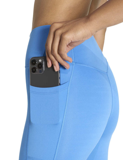 adidas Optime Essentials Workout 7/8 Leggings - Ray Blueimages4- The Sports Edit