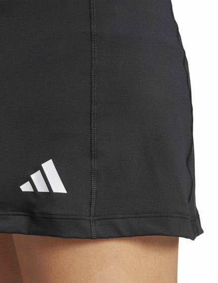 adidas Optime Skirt With Integrated Bike Shorts - Blackimage5- The Sports Edit