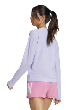 Own The Run Long Sleeve Top - Violet Tone