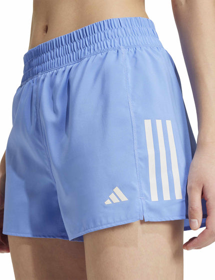 adidas Own the Run Shorts - Blue Fusionimage3- The Sports Edit