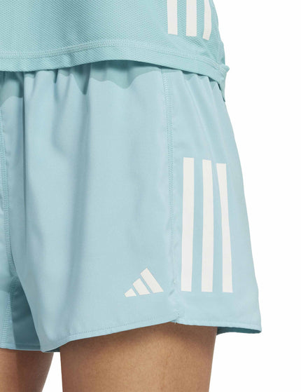 adidas Own the Run Shorts - Mint Tonimage3- The Sports Edit