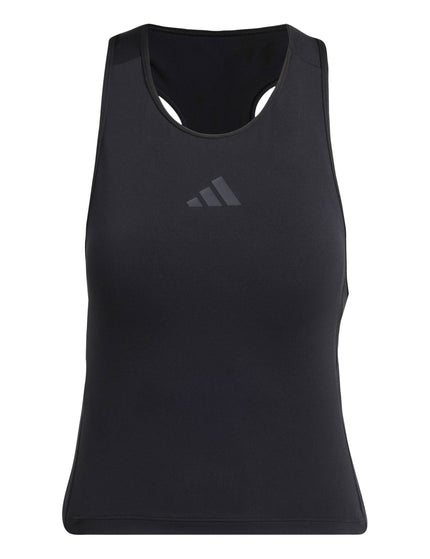 adidas Power 3-Stripes Racerback Bra Tank Top - Blackimage6- The Sports Edit