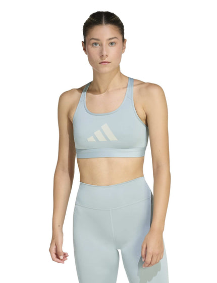adidas Powerreact Graphic Bra - Wonder Sageimages1- The Sports Edit