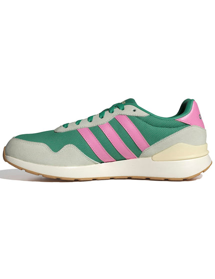 adidas Run 60S 4.0 Shoes - Semi Court Green/Bliss Pink/Warm Vanillaimage4- The Sports Edit