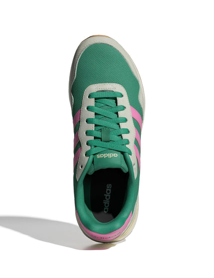 adidas Run 60S 4.0 Shoes - Semi Court Green/Bliss Pink/Warm Vanillaimage5- The Sports Edit