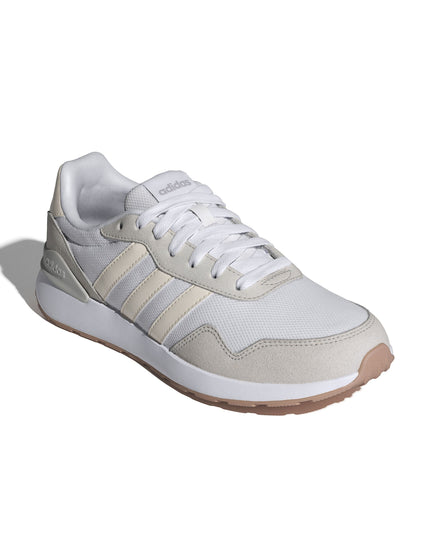 adidas Run 60S 4.0 Shoes - Cloud White/Chalk White/Grey Oneimage2- The Sports Edit