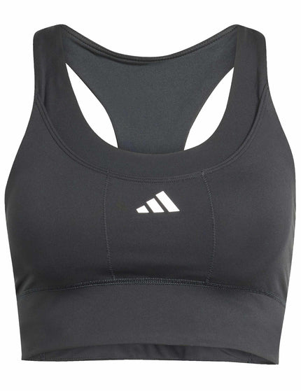 adidas Run Pocket Medium Support Bra - Blackimage6- The Sports Edit