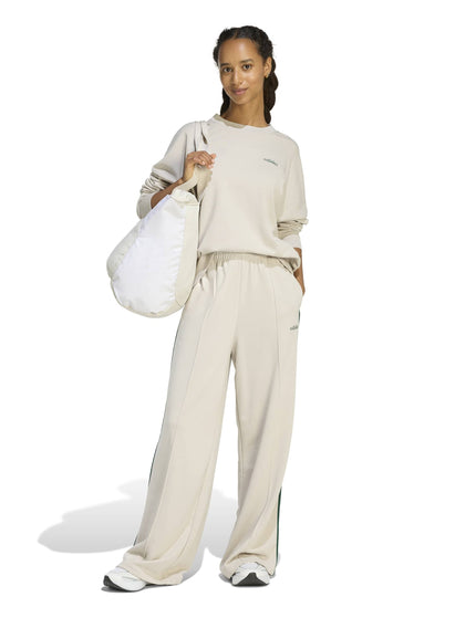 adidas Seasonal Essentials Colorpop Sweatshirt with Embroidered Graphic - Wonder Alumina/Collegiate Greenimages6- The Sports Edit